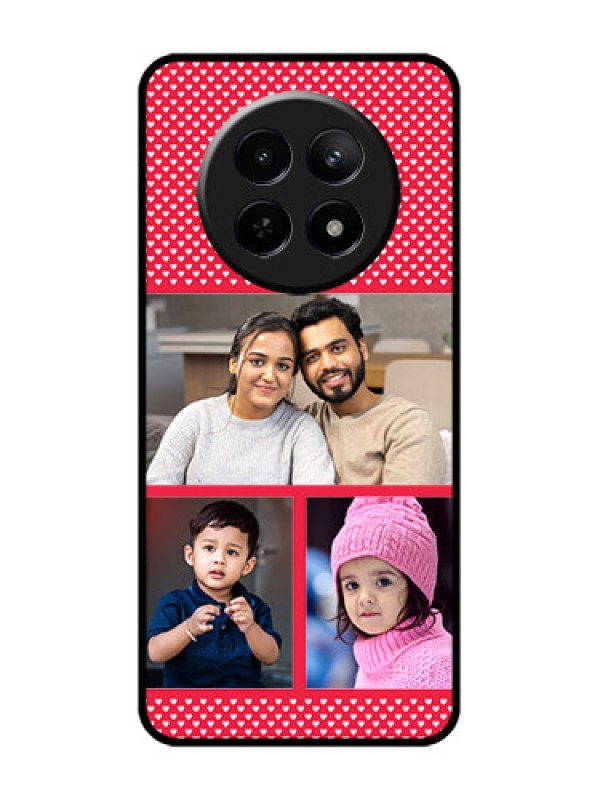 Custom Realme 12X 5G Custom Glass Phone Case - Bulk Photo Upload Design