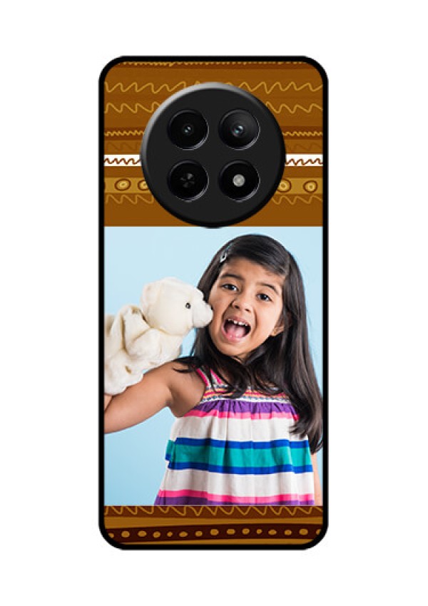 Realme 12X 5G Custom Glass Phone Case - Friends Picture Upload Design