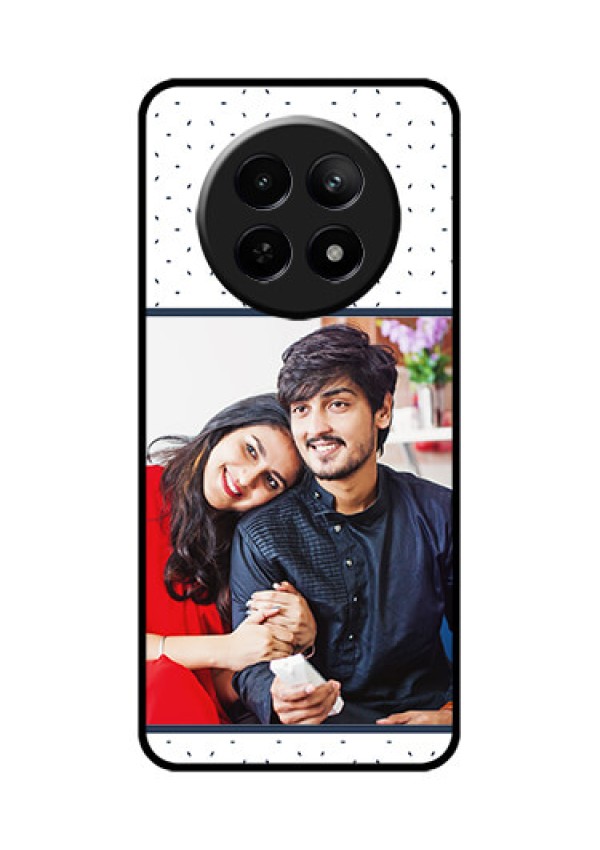 Realme 12X 5G Custom Glass Phone Case - Premium Dot Design