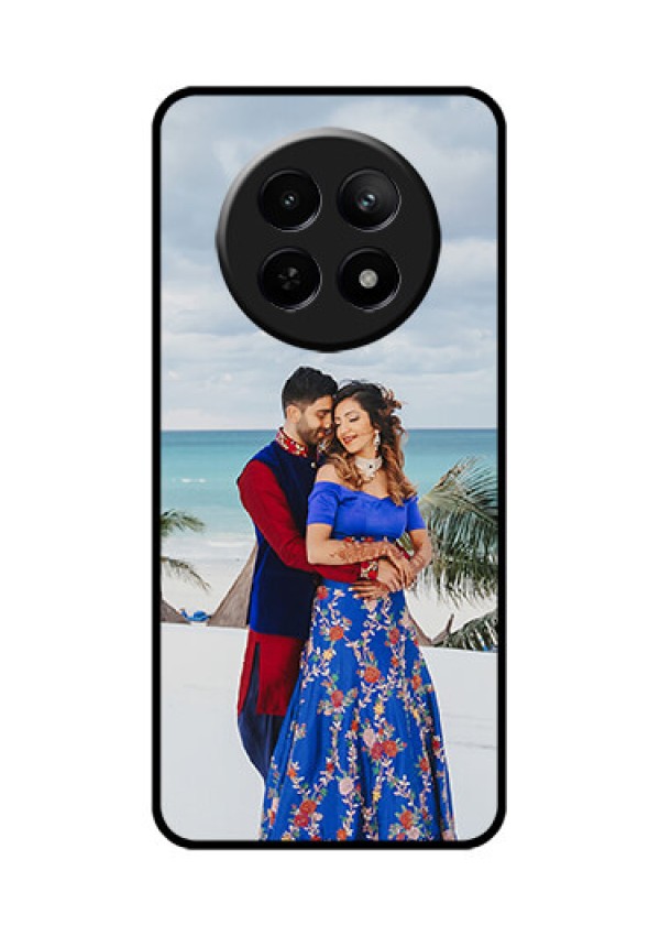 Realme 12X 5G Custom Glass Phone Case - Upload Full Picture Design