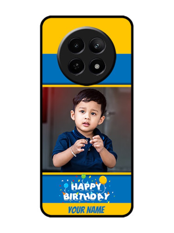 Custom Realme 12X 5G Custom Glass Phone Case - Birthday Wishes Design