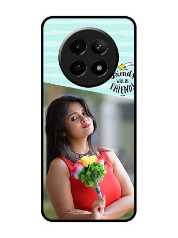 Custom Realme 12X 5G Custom Glass Phone Case - Friends Picture Icon Design