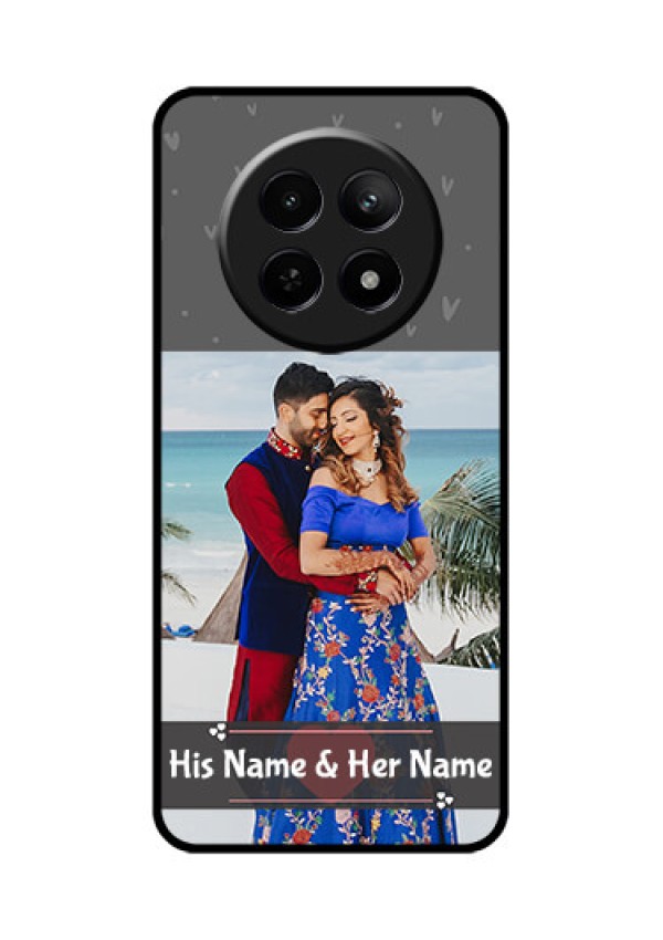 Realme 12X 5G Custom Glass Phone Case - Buy Love Design With Photo Online