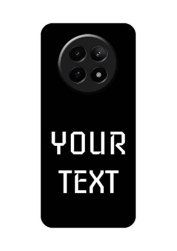 Realme 12X 5G Custom Glass Phone Case - Your Name Design