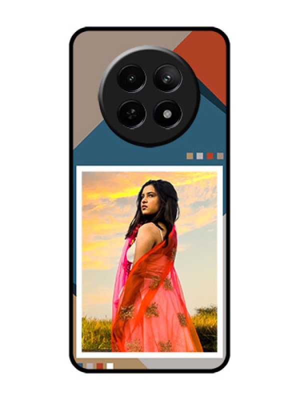 Custom Realme 12X 5G Custom Glass Phone Case - Retro Color Pallet Design