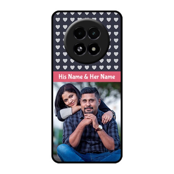 Realme 13 5G Custom Glass Phone Case - Love Symbols Design