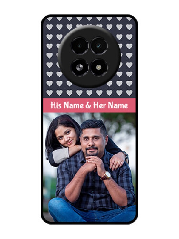 Custom Realme 13 5G Custom Glass Phone Case - Love Symbols Design