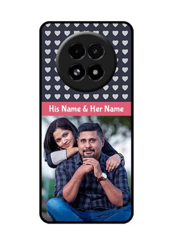 Realme 13 5G Custom Glass Phone Case - Love Symbols Design