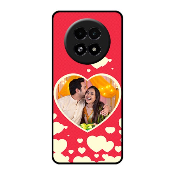 Realme 13 5G Custom Glass Phone Case - Love Symbols Phone Cover Design