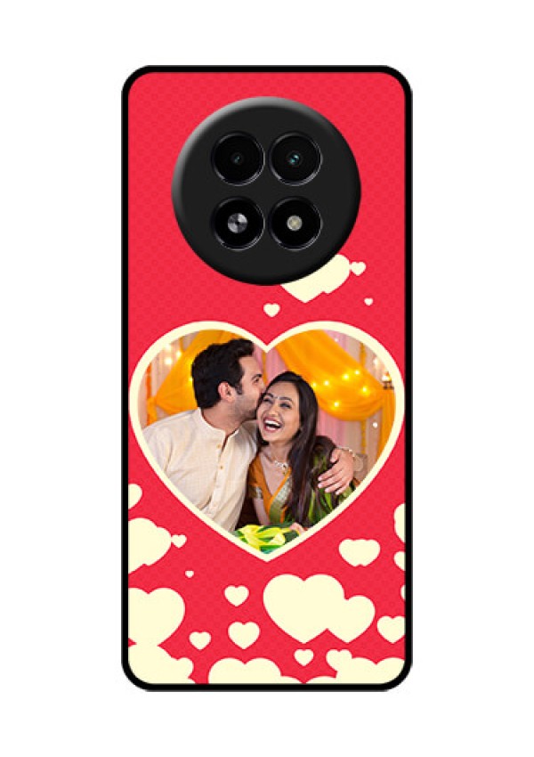 Realme 13 5G Custom Glass Phone Case - Love Symbols Phone Cover Design
