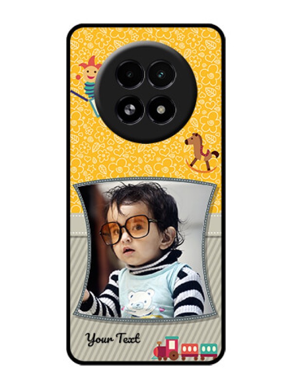 Custom Realme 13 5G Custom Glass Phone Case - Baby Picture Upload Design