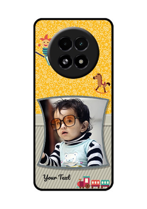 Realme 13 5G Custom Glass Phone Case - Baby Picture Upload Design