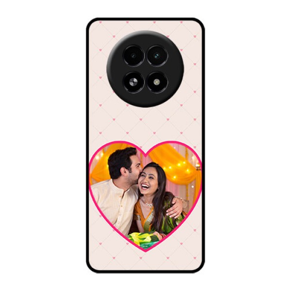 Realme 13 5G Custom Glass Phone Case - Heart Shape Design