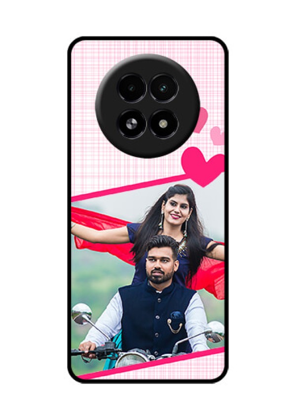 Realme 13 5G Custom Glass Phone Case - Love Shape Heart Design