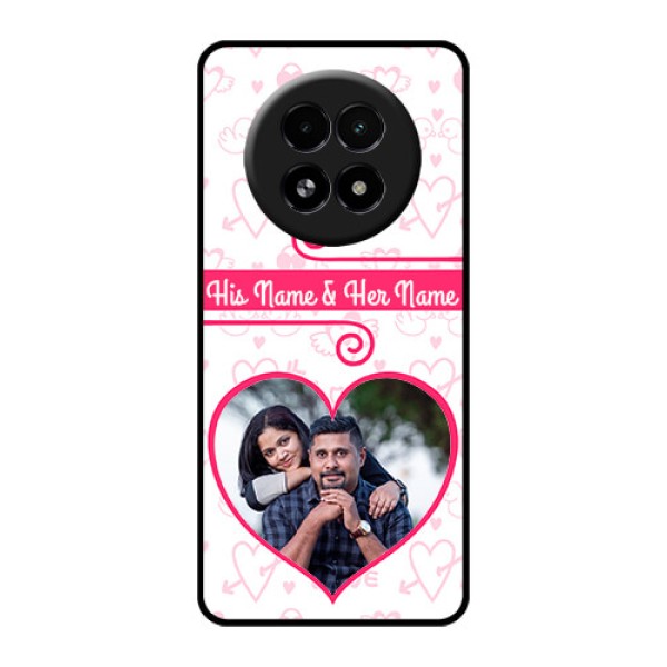 Realme 13 5G Custom Glass Phone Case - Heart Shape Love Design