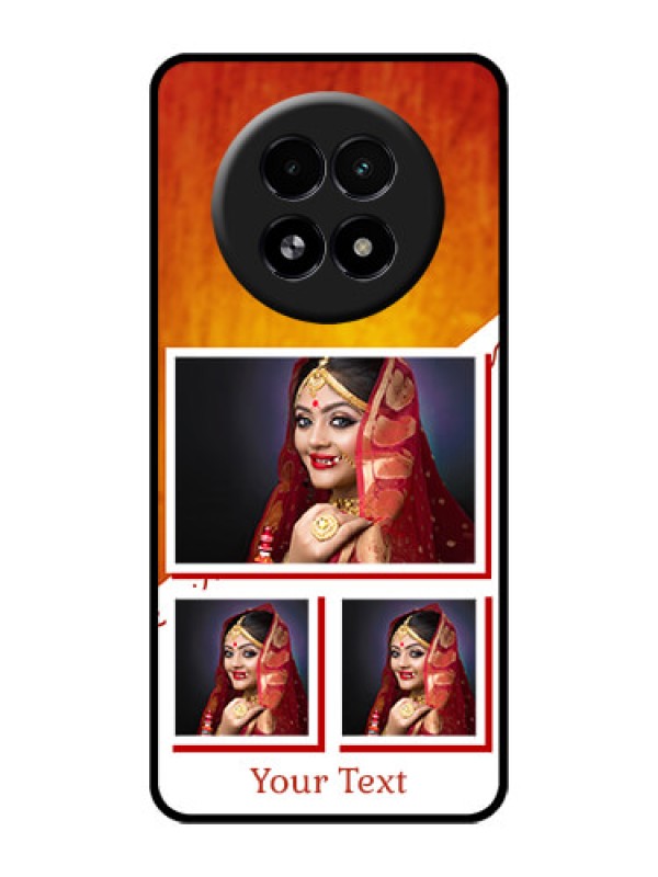 Custom Realme 13 5G Custom Glass Phone Case - Wedding Memories Design