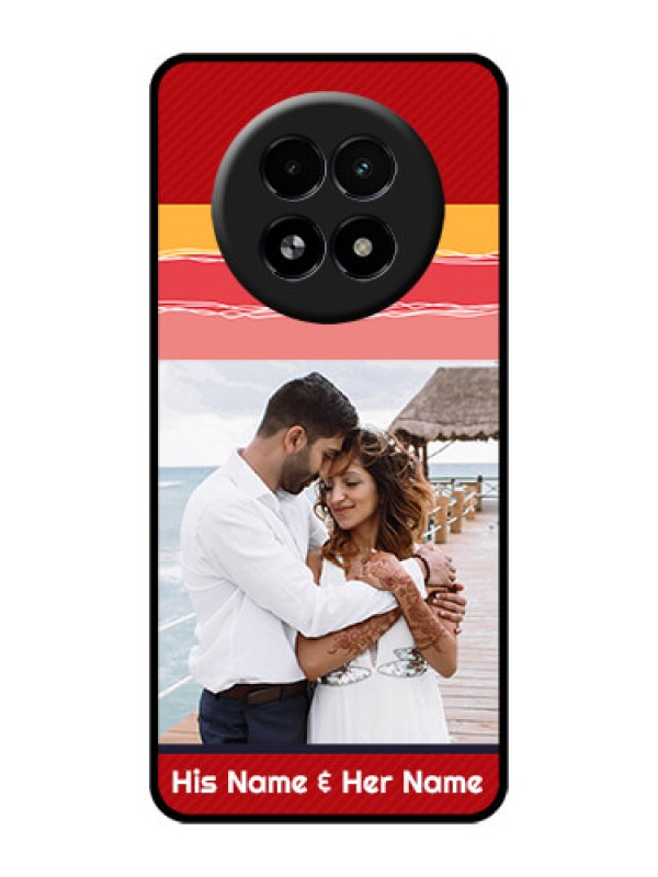 Custom Realme 13 5G Custom Glass Phone Case - Colorful Case Design