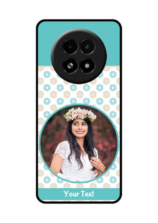 Realme 13 5G Custom Glass Phone Case - Beautiful Flowers Design