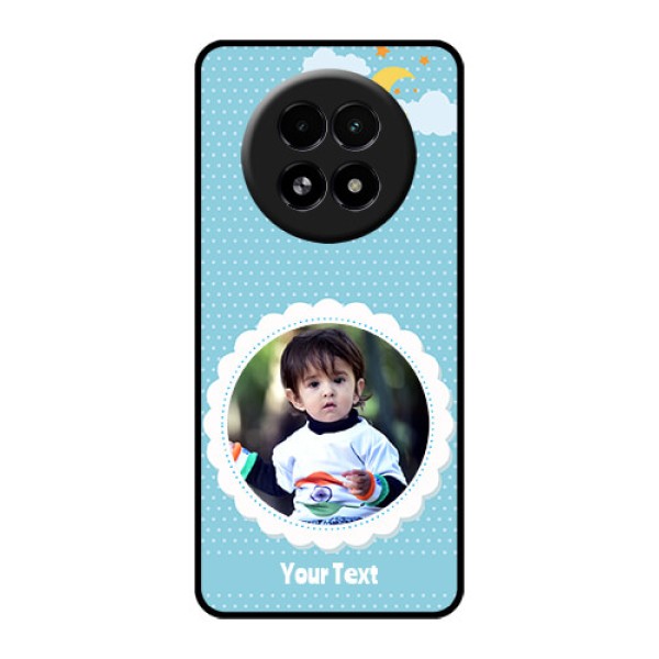 Realme 13 5G Custom Glass Phone Case - Violet Pattern Design
