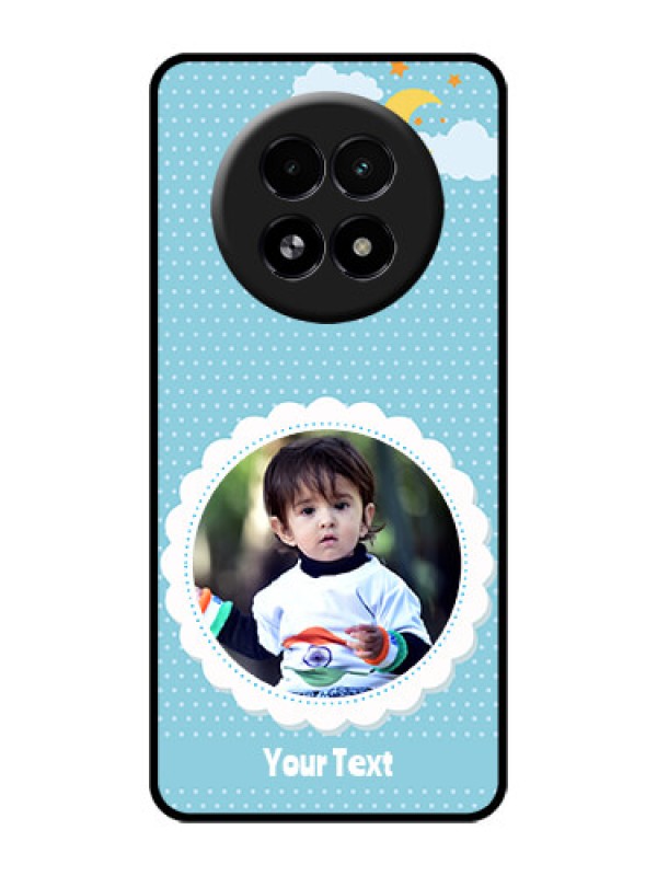 Custom Realme 13 5G Custom Glass Phone Case - Violet Pattern Design