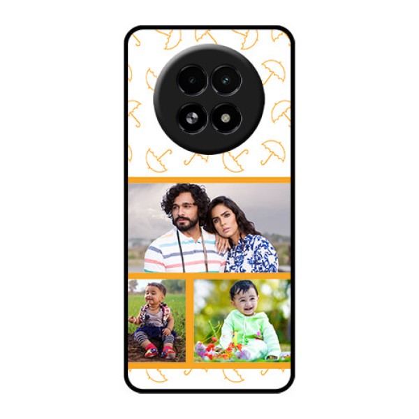 Realme 13 5G Custom Glass Phone Case - Yellow Pattern Design