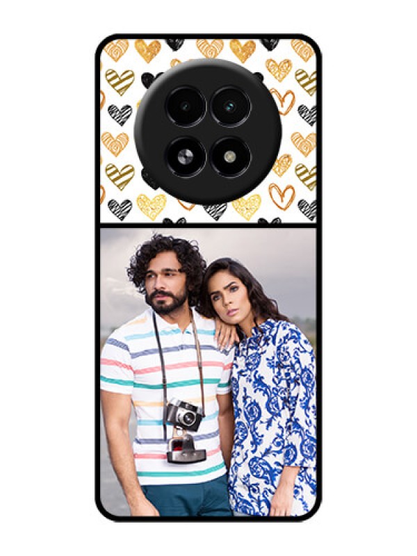 Custom Realme 13 5G Custom Glass Phone Case - Love Symbol Design