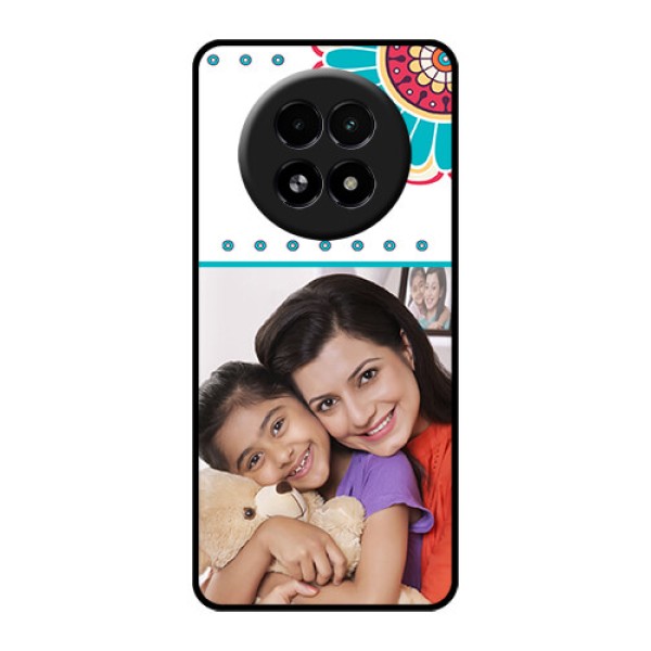 Realme 13 5G Custom Glass Phone Case - Flower Design
