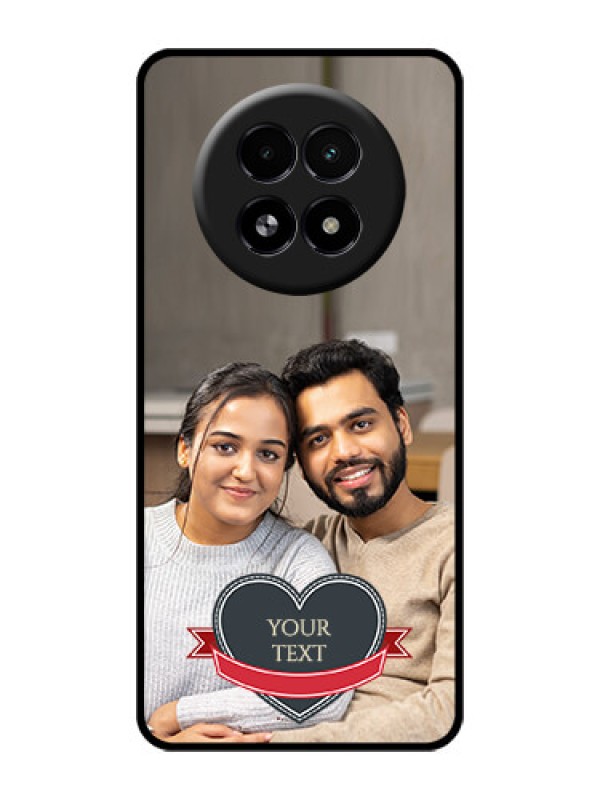 Custom Realme 13 5G Custom Glass Phone Case - Just Married Couple Design