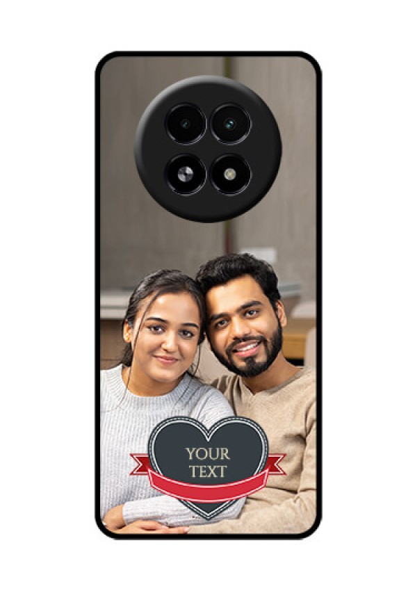 Realme 13 5G Custom Glass Phone Case - Just Married Couple Design