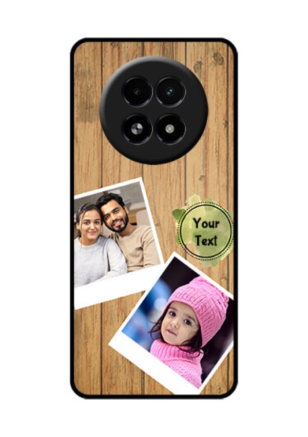 Realme 13 5G Custom Glass Phone Case - Wooden Texture Design