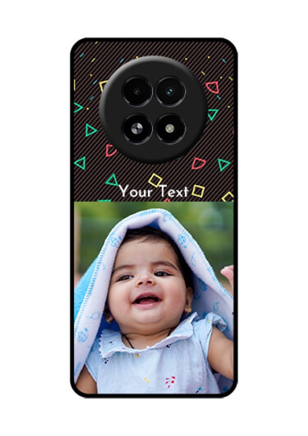 Realme 13 5G Custom Glass Phone Case - With Confetti Birthday Design