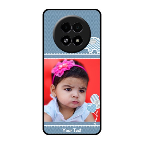 Realme 13 5G Custom Glass Phone Case - With Kids Pattern Design Realme 13 5G Custom Glass Phone Case - With Kids Pattern Design