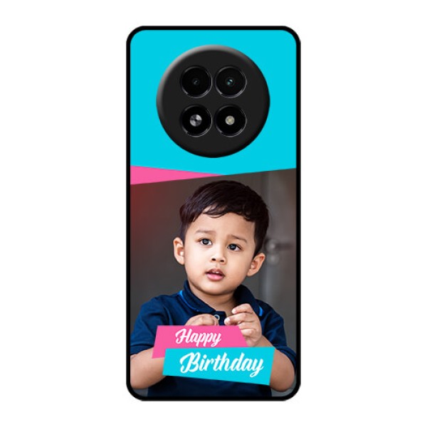 Realme 13 5G Custom Glass Phone Case - Image Holder With 2 Color Design