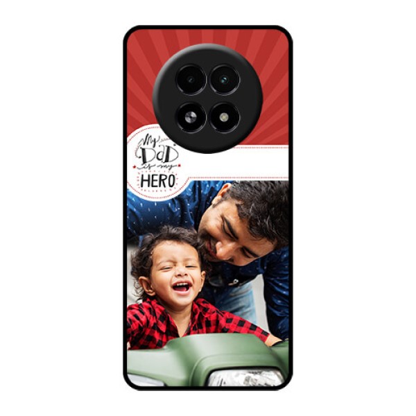 Realme 13 5G Custom Glass Phone Case - My Dad Hero Design