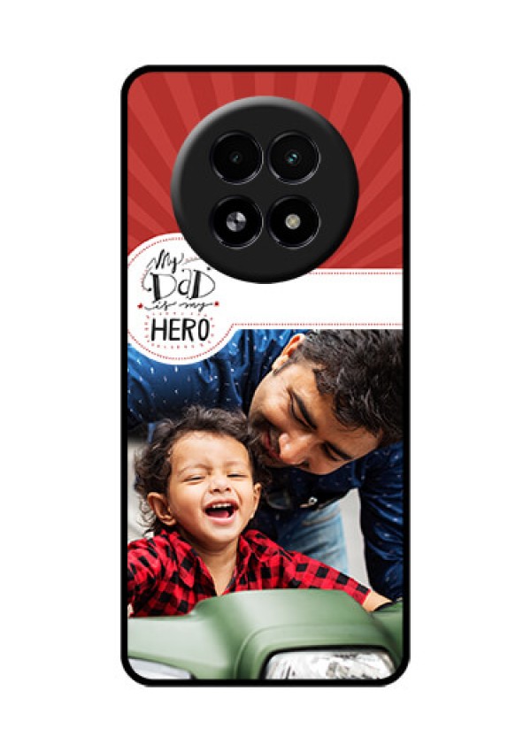 Realme 13 5G Custom Glass Phone Case - My Dad Hero Design