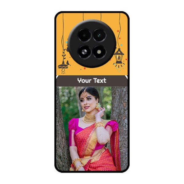 Realme 13 5G Custom Glass Phone Case - With Family Picture And Icons