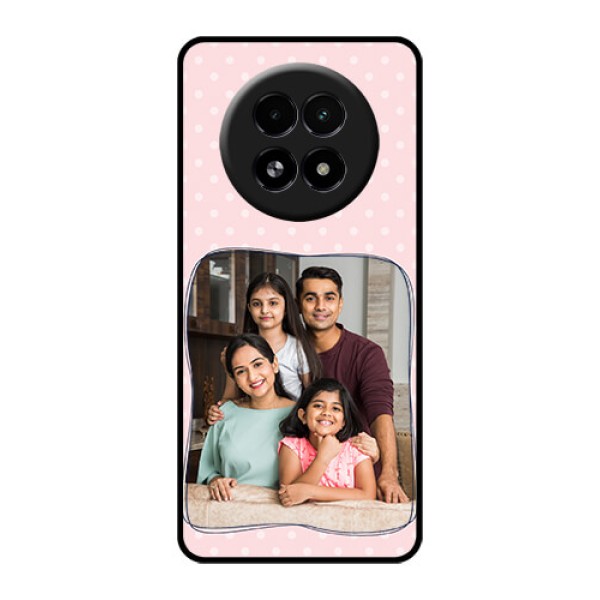 Realme 13 5G Custom Glass Phone Case - Family With Dots Design
