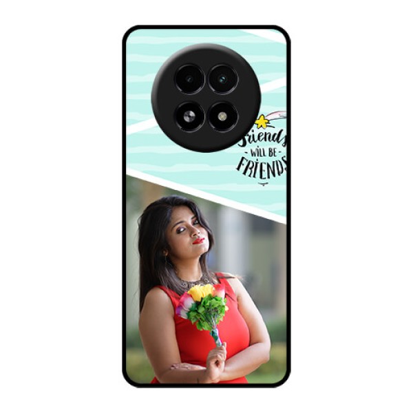 Realme 13 5G Custom Glass Phone Case - Friends Picture Icon Design