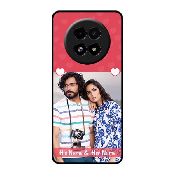 Realme 13 5G Custom Glass Phone Case - Simple Love Design