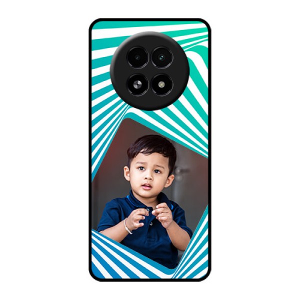 Realme 13 5G Custom Glass Phone Case - Abstract Spiral Design
