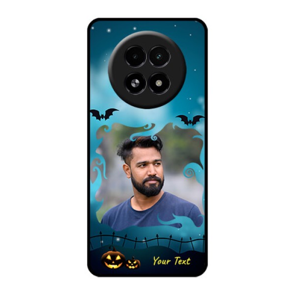 Realme 13 5G Custom Glass Phone Case - Halloween Frame Design