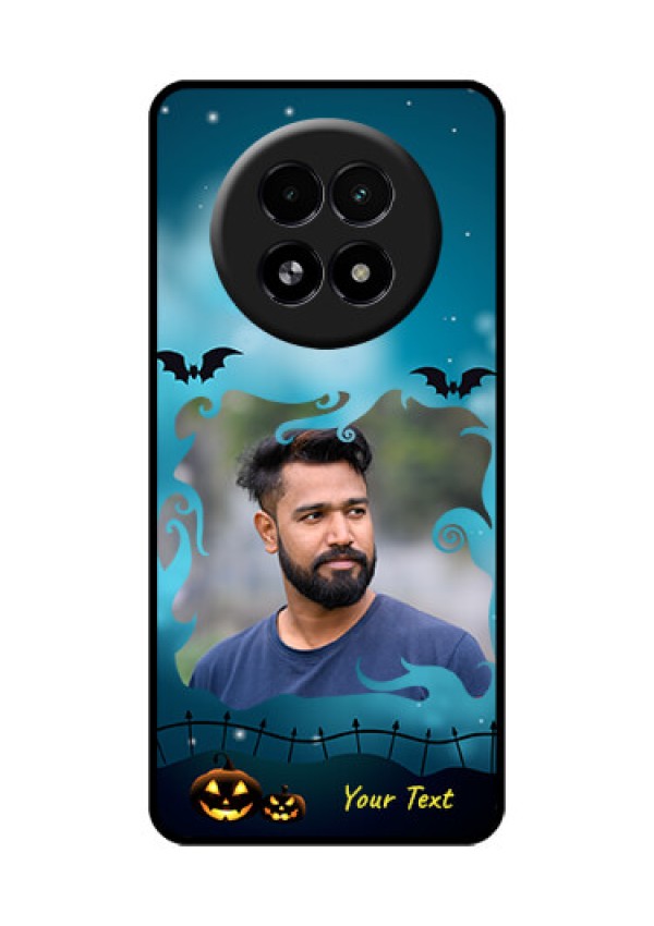 Realme 13 5G Custom Glass Phone Case - Halloween Frame Design