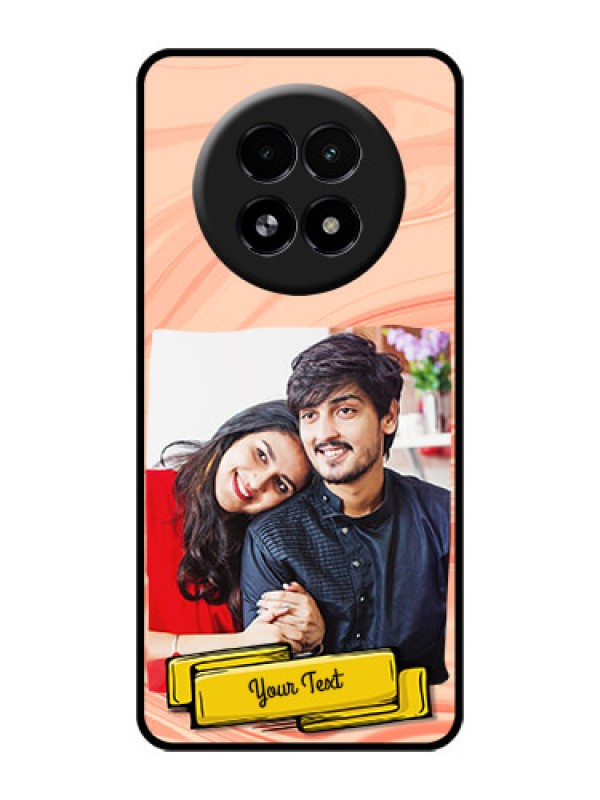 Custom Realme 13 5G Custom Glass Phone Case - Marble Texture Design