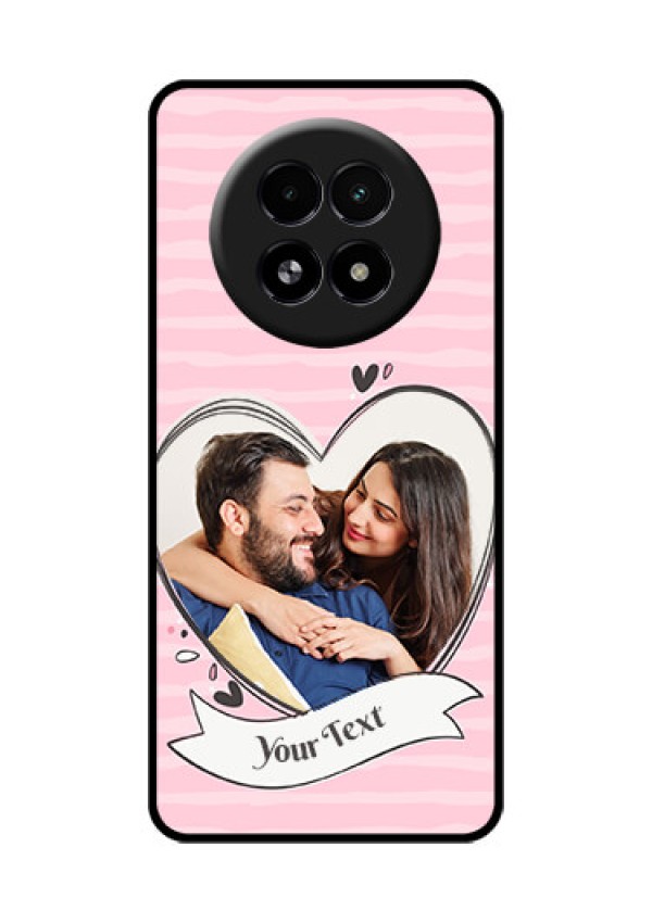 Realme 13 5G Custom Glass Phone Case - Vintage Heart Design
