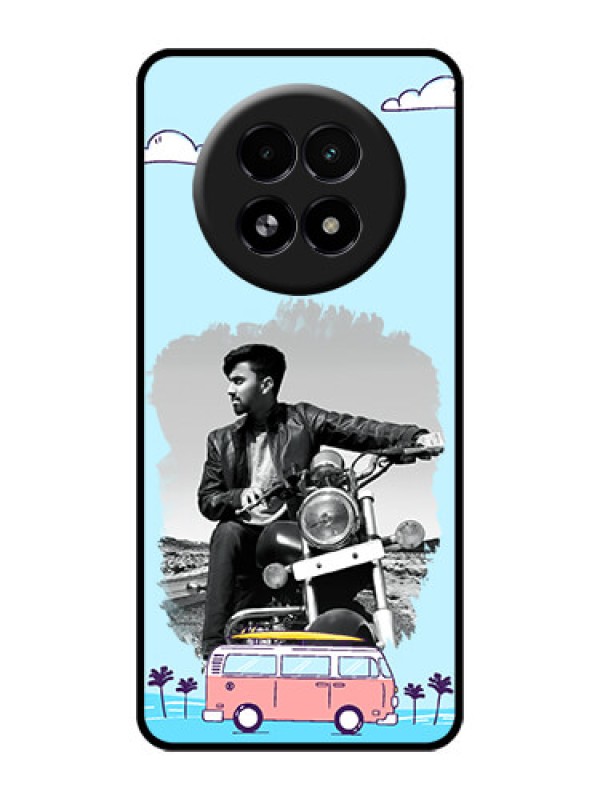 Custom Realme 13 5G Custom Glass Phone Case - Travel and Adventure Design