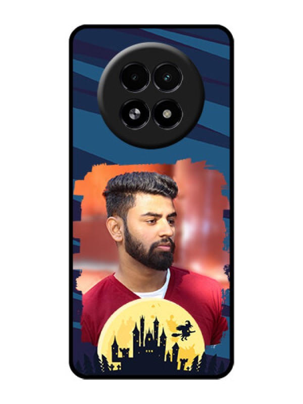 Custom Realme 13 5G Custom Glass Phone Case - Halloween Witch Design