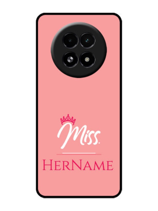 Custom Realme 13 5G Custom Glass Phone Case - Mrs With Name Design