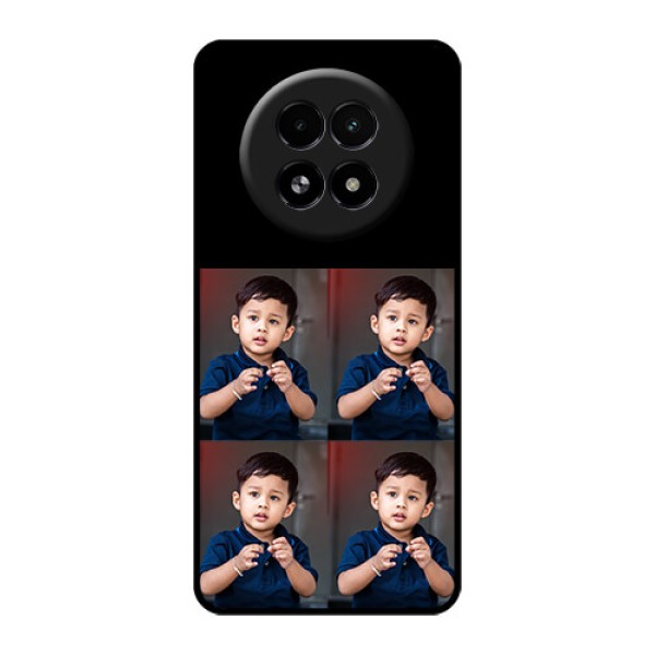 Realme 13 5G Custom Glass Phone Case - 4 Image Holder Design