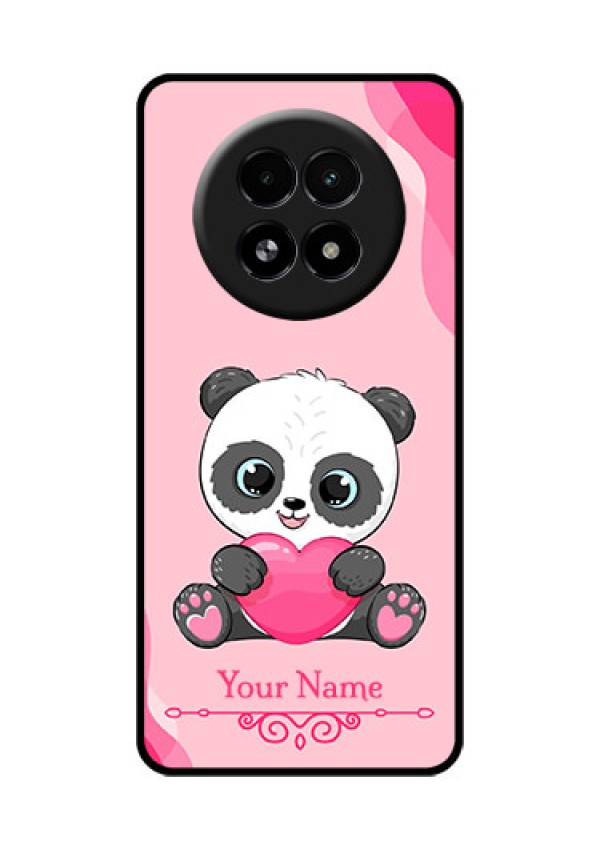 Realme 13 5G Custom Glass Phone Case - Cute Panda Design