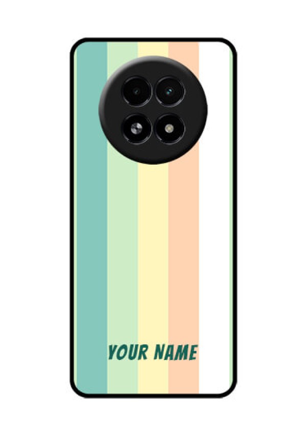 Realme 13 5G Custom Glass Phone Case - Multi - Colour Stripes Design